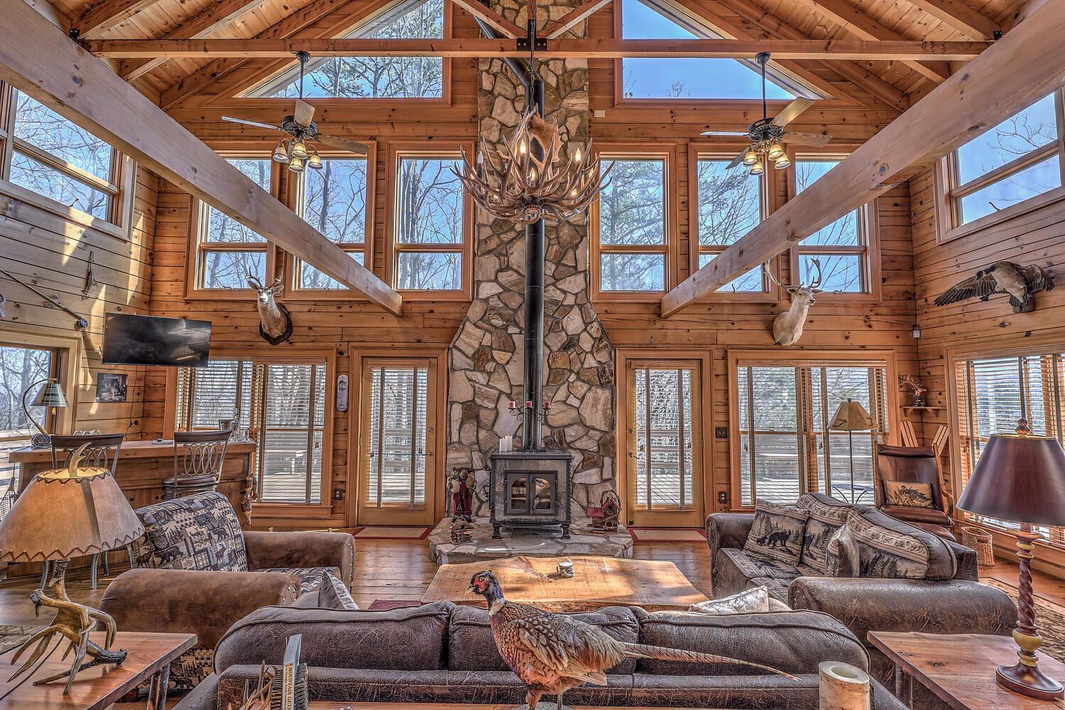 Blue Ridge Bliss- Spacious Cabin, Pets, Hot Tub! Exteriér fotografie