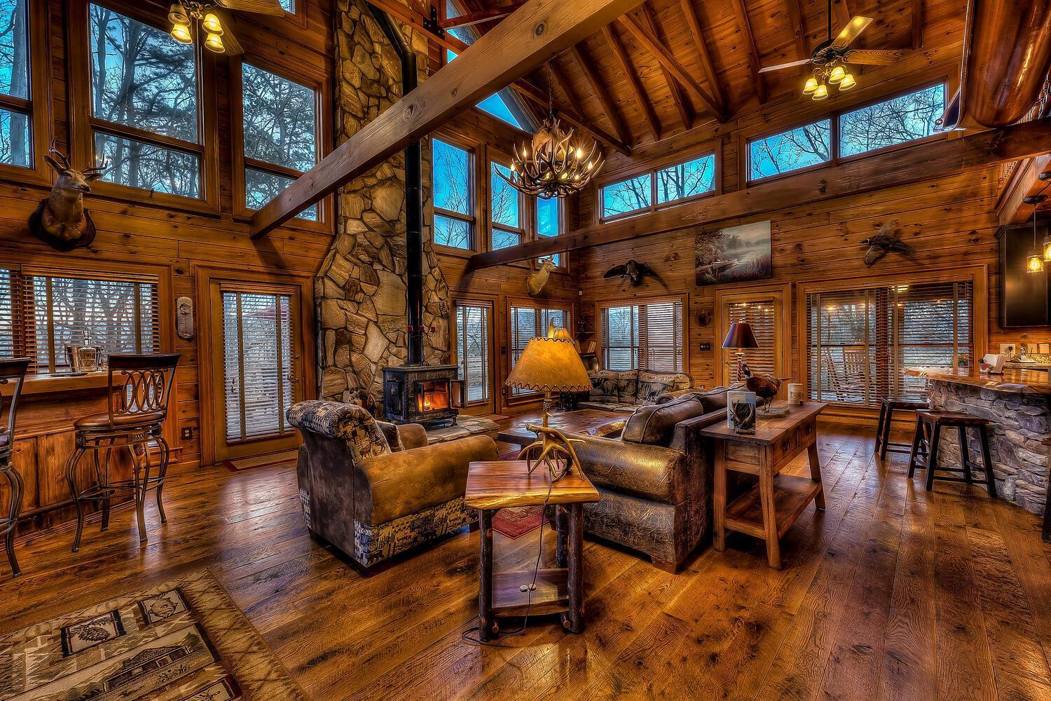 Blue Ridge Bliss- Spacious Cabin, Pets, Hot Tub! Exteriér fotografie